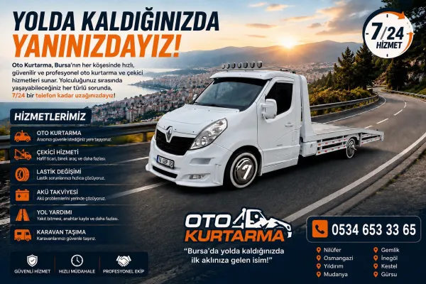 Bursa Oto Çekici ve Kurtarma Operasyonu Fotoğrafı 23